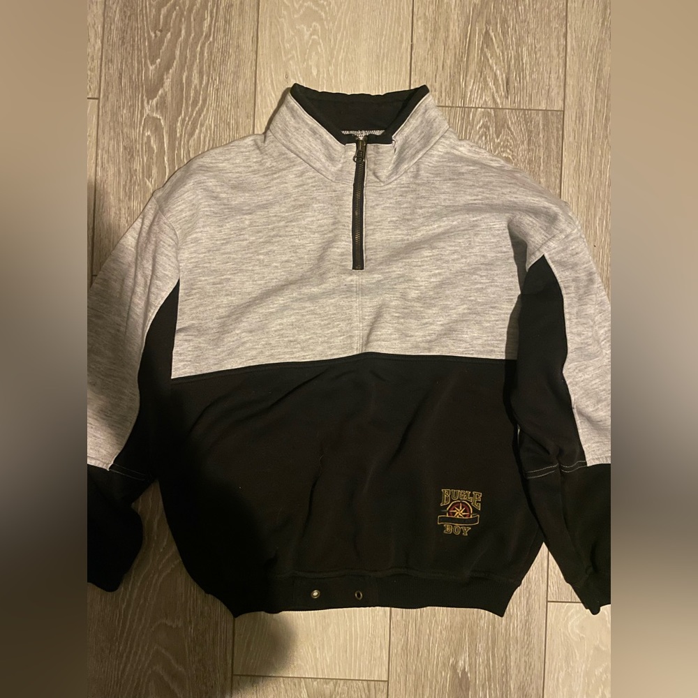 Bugle Boy Core Basic Half Zip Sweater - image 1